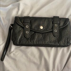 black wallet